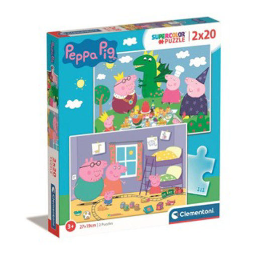 Picture of Clementoni Jigsaw Puzzle Peppa Pig 2 X 20 Pcs